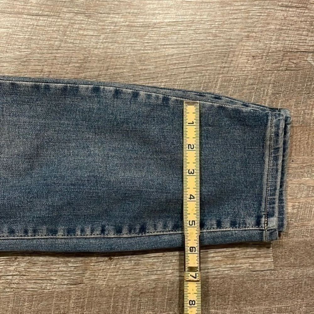 Lucky Brand Lolita low rise crop distressed denim blue jeans size 6/28 - Picture 12 of 14
